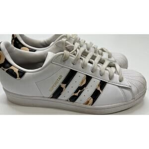 adidas Marimekko Superstar Primegreen Low Top Sneakers Womens 10 White & Camo